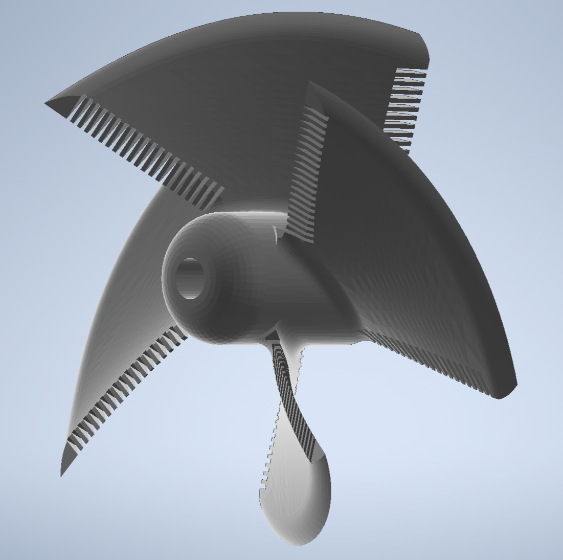 Owl-Inspired Fan Blades